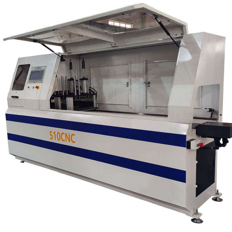 510三軸全自動無尾料無劃傷切鋁機鋁材鋸切機